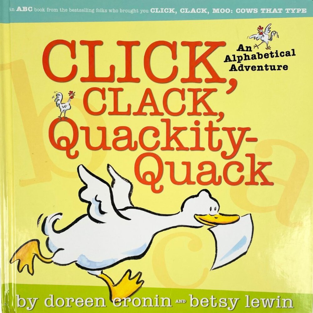 🍋 4/$20 Click, Clack, Quackity - Quack | Kids Books Childrens Book
